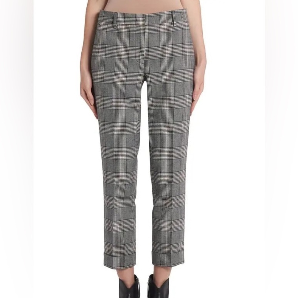 Golden Goose Daria Cigarette Cuffed Plaid Trouser - EU 38 / US 2